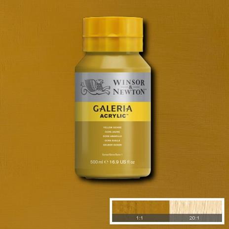 Acrilico Winsor & Newton Galeria 500ml -ocra Giallo