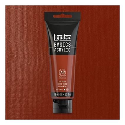 Acrilico Liquitex Basics 118ml Ossido Rosso