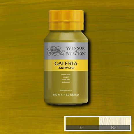 Acrilico Winsor & Newton Galeria 500ml -verde Dorato