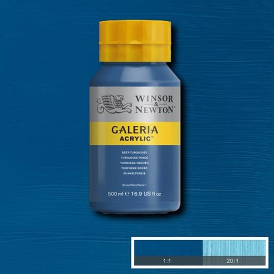 Acrilico Winsor & Newton Galeria 500ml -turchese Scuro