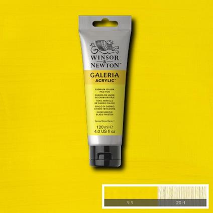 Acrilico Winsor & Newton Galeria 120ml – Giallo Di Cadmio Chiaro Imitazione