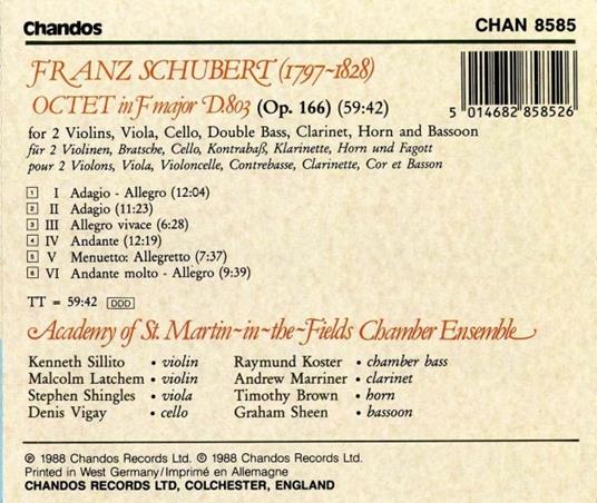 Ottetto - CD Audio di Franz Schubert - 2