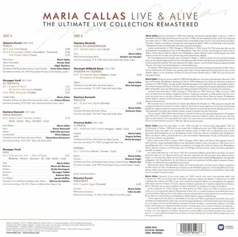 Live & Alive. The Ultimate Live Collection Remastered - Vinile LP di Maria Callas - 2