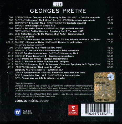 Icon. Georges Prêtre - CD Audio di Georges Prêtre - 2