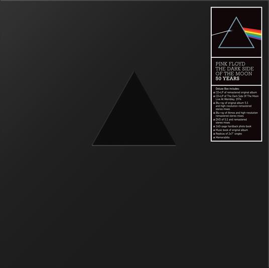 The Dark Side of the Moon (50th Anniversay Edition: 2 CD + 2 LP + 2 Blu-Ray  + DVD + 2 x7" Vinyl) - Pink Floyd - Vinile | Feltrinelli