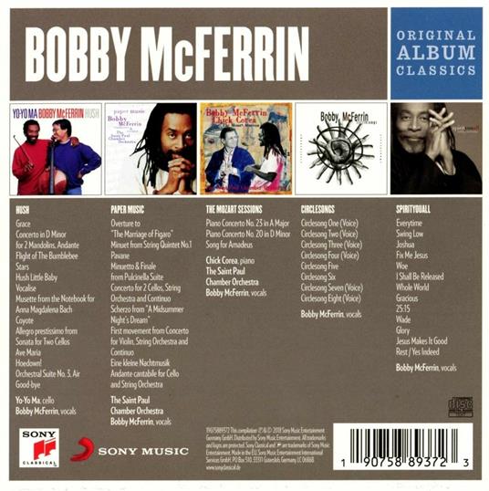 Original Album Classics (Colonna Sonora) - CD Audio di Bobby McFerrin - 2