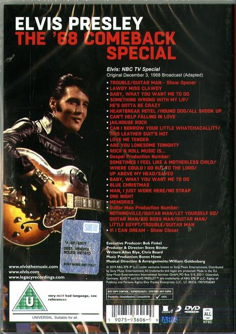 The Best of '68 Comeback Special (DVD) - DVD di Elvis Presley - 2