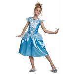 Costume Carnevale Disney Princess - Cenerentola Classic, Taglia M (7-8 anni)