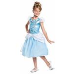 Costume Carnevale Disney Princess - Cenerentola Deluxe, Taglia M (7-8 anni)