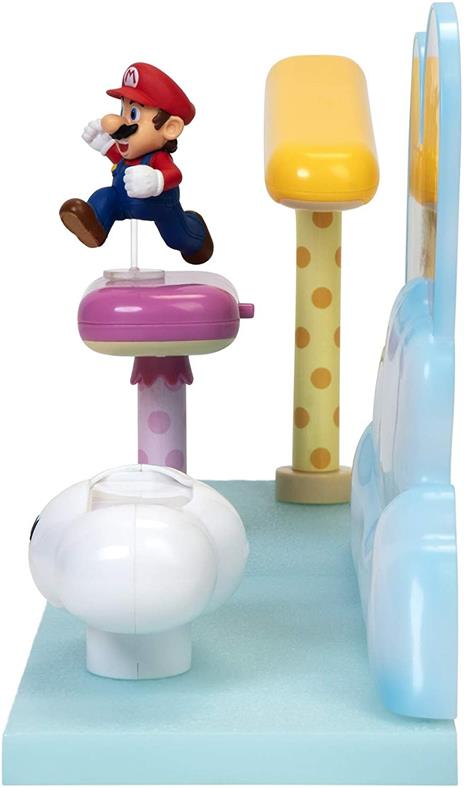 Nintendo super mario playset cloud con personaggo articolato 6 cm - 3