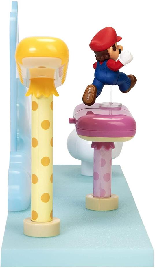 Nintendo super mario playset cloud con personaggo articolato 6 cm - 4