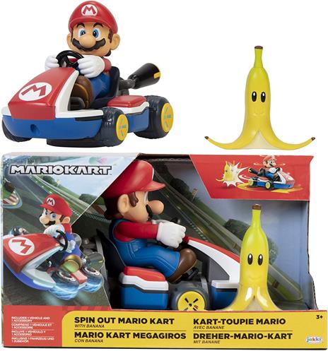 Mario Kart Spinout Mario Kart Figura 6cm Jakks Pacific