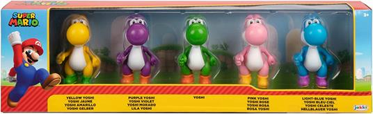 Super Mario Bros Yoshi Pack 5 Figura Jakks Pacific