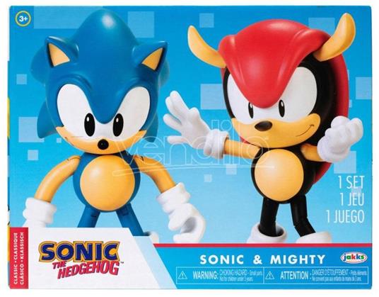 Sonic The Hedgehog Sonic & Mighty Sonic set figures 10cm Jakks Pacific