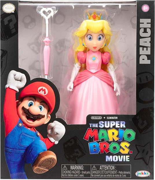 The Super Mario Bros. Movie Mini Figura Peach 3 Cm Jakks Pacific - 4