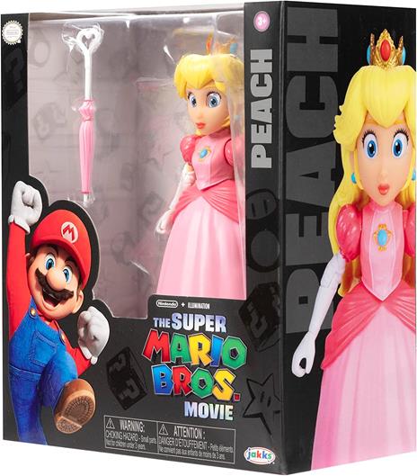 The Super Mario Bros. Movie Mini Figura Peach 3 Cm Jakks Pacific - 6