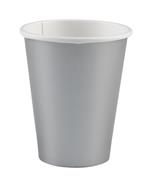 Amscan: 8 Cups Silver Paper 250 Ml Sup