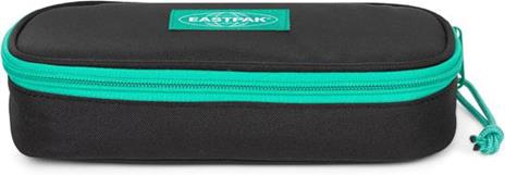 Astuccio Oval Single Kontrast Stripe Black Ab Eastpak