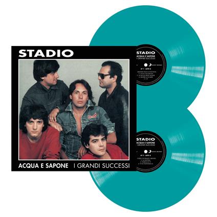 Acqua e sapone. I grandi successi (Blue Coloured Vinyl) - Vinile LP di Stadio