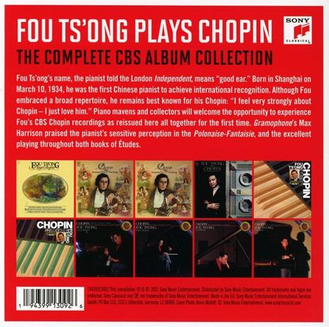 The Complete CBS Album Collection - CD Audio di Frederic Chopin,Fou Ts'ong - 2