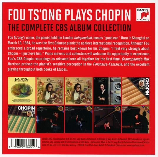 The Complete CBS Album Collection - CD Audio di Frederic Chopin,Fou Ts'ong - 2