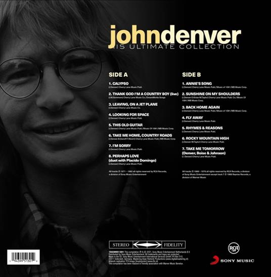 His Ultimate Collection - Vinile LP di John Denver - 2