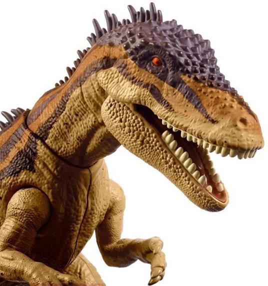 Jurassic World- Dinosauro Mega Distruttore Carcharodontosaurus, Giocattolo per Bambini 4+Anni, HBX39 - 4