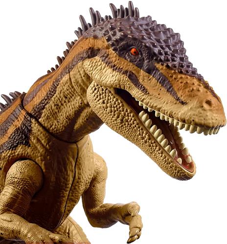 Jurassic World- Dinosauro Mega Distruttore Carcharodontosaurus, Giocattolo per Bambini 4+Anni, HBX39 - 6