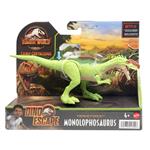 Jurassic World - Forza Bruta Dinosauro Monolophosaurus con articolazioni mobili e dettagli realistici; 3+ anni