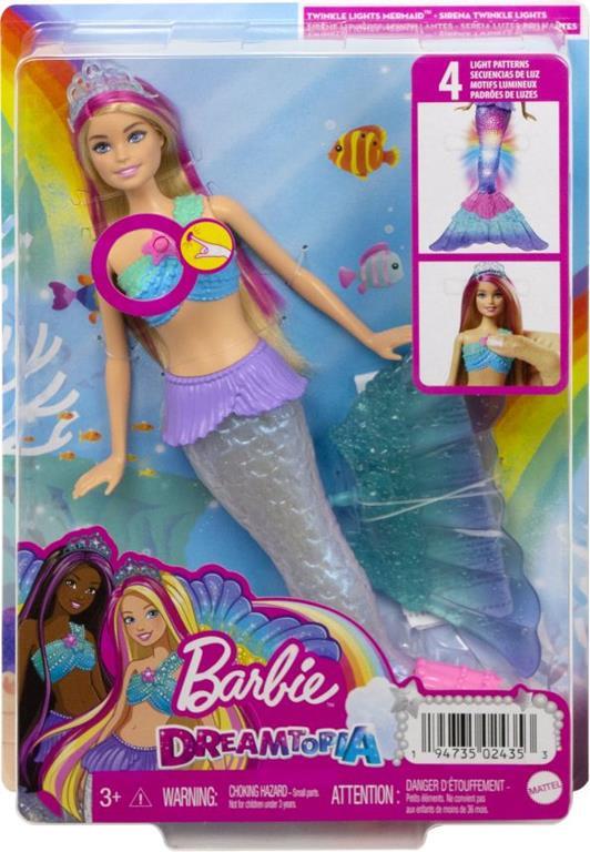 Barbie-Dreamtopia Sirena Luci Scintillanti Bambola Bionda con Coda che si  Illumina - Barbie - Bambole Fashion - Giocattoli | laFeltrinelli