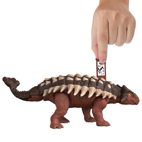 Jurassic World - ROAR STRIKERS Ankylosaurus, Giocattolo per Bambini 4+ Anni, HDX36 - 2