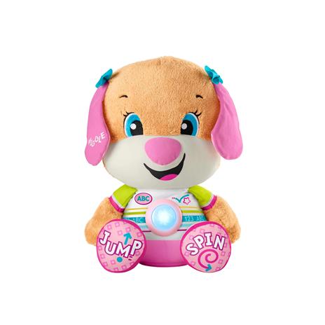 Fisher-Price - Sorellina di Cagnolino Gigante, Grande Peluche Musicale Ridi e Impara Edizione italiana con Luci, Suoni, Canzoni - 3