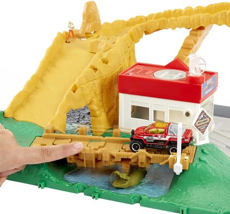 Matchbox - Action Drivers Playset, con 1 veicolo in scala 1:64 incluso, si collega ad altri set, per bambini 3+ anni - 5