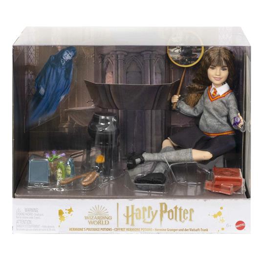 Harry Potter - Hermione e la Pozione Polisucco, playset con bambola Hermione Granger in uniforme di Hogwarts e accessori - 6