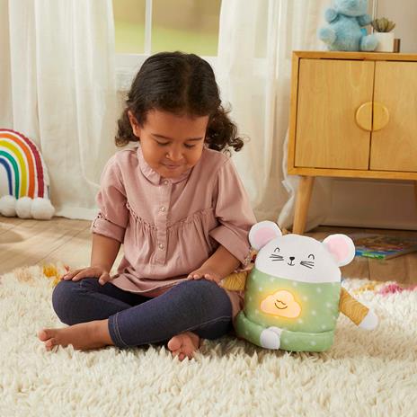 Fisher-Price - Topino Meditazione e Relax, peluche con suoni rilassanti, esercizi guidati di meditazione e musica - 2