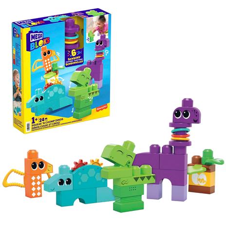 MEGA BLOKS Dinosauri Scopri e Suona