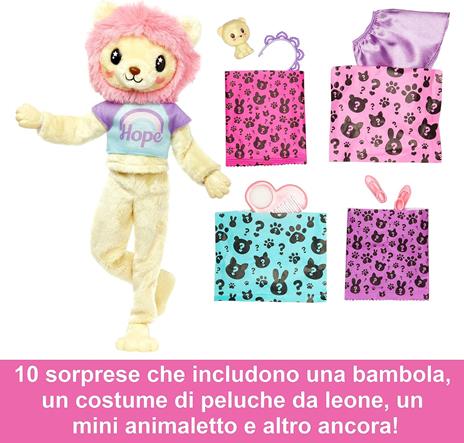 Barbie Cutie Reveal - Serie Pigiamini - Leoncino - 3