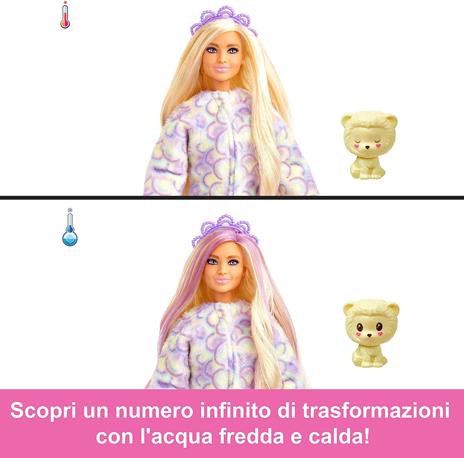 Barbie Cutie Reveal - Serie Pigiamini - Leoncino - 4