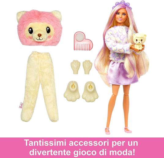 Barbie Cutie Reveal - Serie Pigiamini - Leoncino - 5