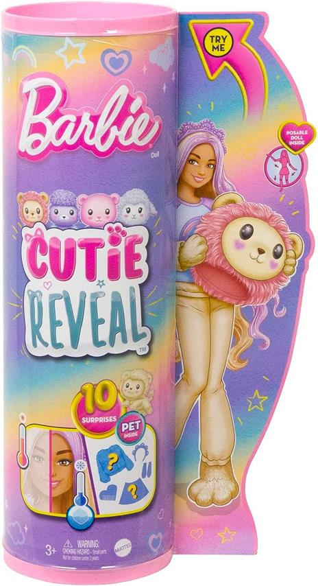 Barbie Cutie Reveal - Serie Pigiamini - Leoncino - 6