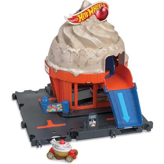 Hot Wheels City Downtown Ice Cream Swirl