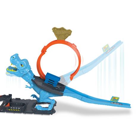 Hot Wheels City Sfreccia sul T-Rex Playset - 4