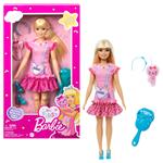 Barbie - La Mia Prima Barbie, Giocattolo per Bambini 3+ Anni, Bambola alta 34 cm con Busto Morbido e Arti Snodati