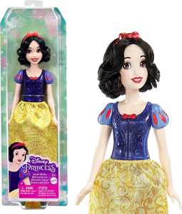 Giocattolo Disney princess  biancaneve bambola snodata, con capi e accessori scintillanti ispirati al film disney Mattel