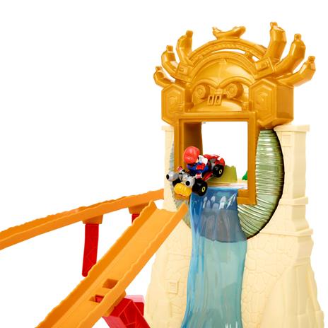 Hot Wheels - ll playset Super Mario Bros Corsa nella Giungla di Kong con Veicolo incluso, Giocattolo per Bambini 5+ Anni - 5