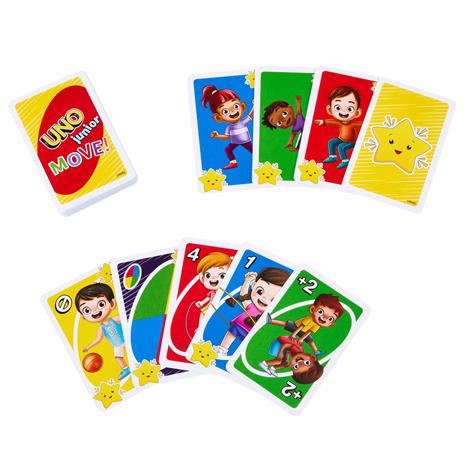 UNO Junior Move! Gioco di carte per bambini e famiglie - 6