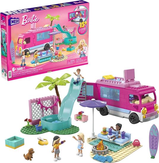 Camper dei Sogni - Playset da costruzione con 4 mini bambole (580 pezzi)