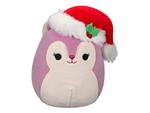 Squishmallows Peluche Figura Natale Allina The Squirrel Con Santa Cappello 20 Cm Jazwares