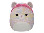 Squishmallows Peluche Figura Pink Arcobaleno Leopard Con Pink Fascia Per Capelli Michaela 30 Cm Jazwares