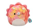 Squishmallows Peluche Figura Pink Tie-dye Triceratops Con Fuzzy Belly E Winking Trinity 40 Cm Jazwares